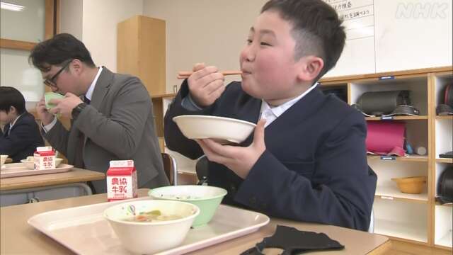 「今まで、ちょっと少なかった」通常どおりの給食再開に感謝