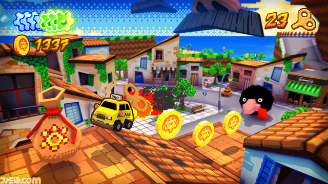 ニンテンドウ64風アクション『Yellow Taxi Goes Vroom』4/10に配信開始。チョ◯Qのような黄色いタクシーが街中をハチャメチャ大暴れ