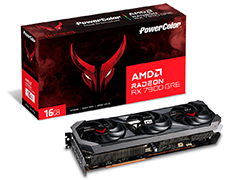 オーバークロック仕様の「Radeon RX 7900 GRE」搭載カードと，華やかな桜柄の「Radeon RX 7800 XT」搭載カードがPowerColorから