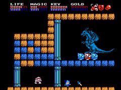 「EGGコンソール ドラゴンスレイヤーIV ドラスレファミリー MSX2」本日配信。能力の異なるキャラを切り替えて冒険し，ドラゴンとの決戦に挑む