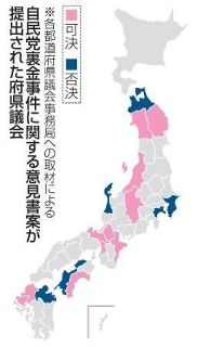 ６６地方議会、裏金事件で意見書　事件解明と再発防止求める