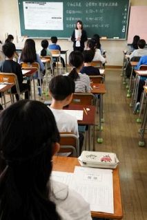 小６・中３、全国学力テスト実施　２０２万人、国語と算数・数学