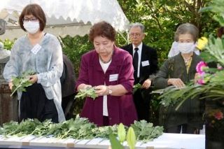 沈没から８０年、鎮魂の祈り　鹿児島、魚雷受け３千人超犠牲