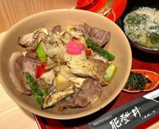 「能登丼食堂」福井駅前に　被災した地元の復興願い