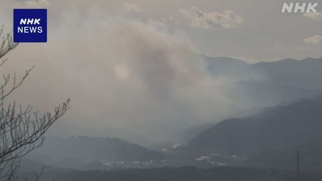 【ライブ速報】岩手 宮古で山林火災 延焼中 けが人の情報なし