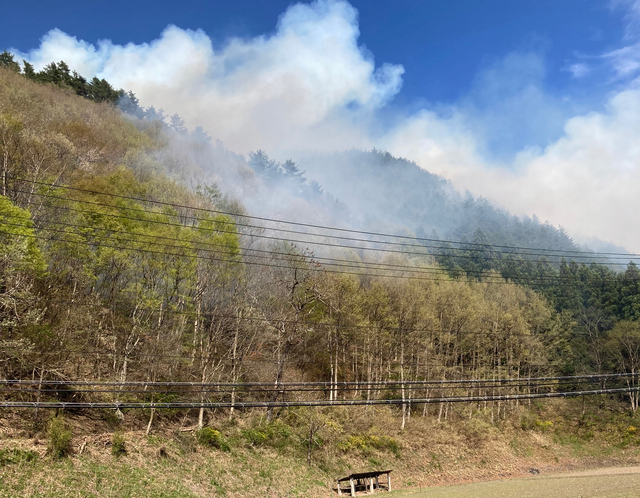 3日間続く山火事、中学校も休校に　180ヘクタールが焼失　岩手