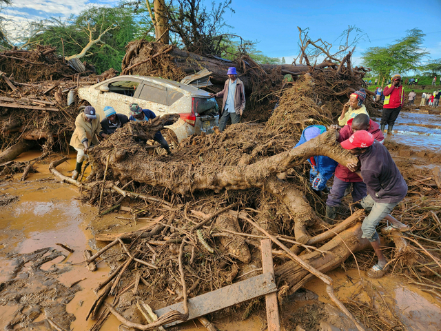 ケニアでダム決壊、40人超死亡　東アフリカの豪雨で死者が数百人に