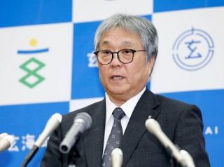 核ごみ処分場調査受け入れ表明　佐賀・玄海町長、原発立地で初