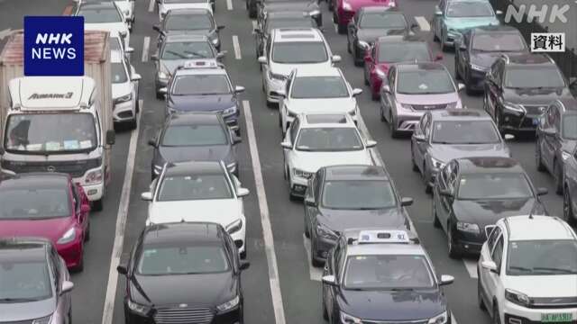 中国 4月の新車販売 EVなど「新エネルギー車」の好調続く