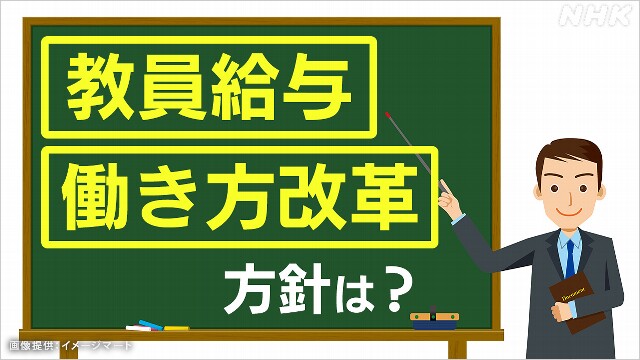 教員給与 半世紀ぶり引き上げ方針 “定額働かせ放題”は維持