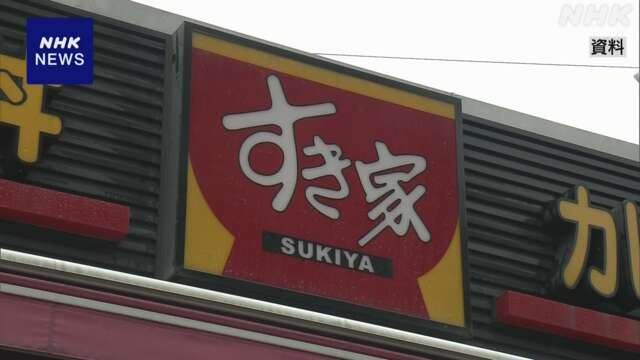 牛丼大手 昨年度決算 好調な業績相次ぐ コロナ禍から回復で