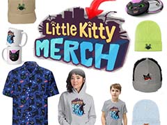 「Little Kitty, Big City」グッズを10％割引で販売中。シャツやパーカー，キャップなどをラインナップ