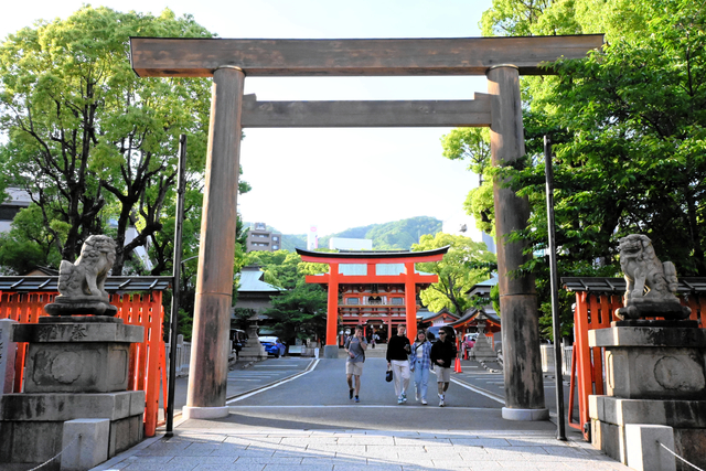 生田神社の飼うアイガモ、虐待した疑いで男逮捕　木にたたきつけたか