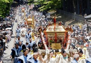 日光東照宮で春の武者行列　コロナ後初の１０００人規模