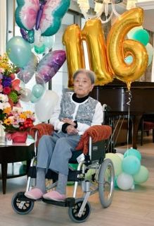 １１６歳のバースデー祝う　国内最高齢、兵庫・糸岡富子さん