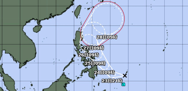 台風1号に発達か　西太平洋の熱帯低気圧　平年より遅め