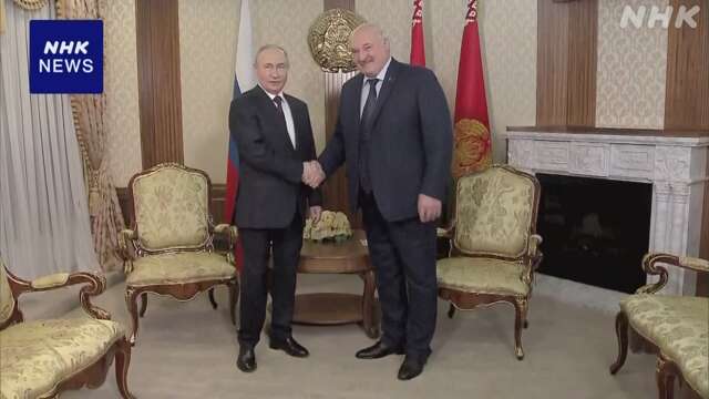 プーチン大統領 核兵器使用想定の演習にベラルーシの参加協議