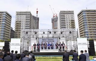 東京五輪選手村跡地で街開き　中央区晴海、整備完了