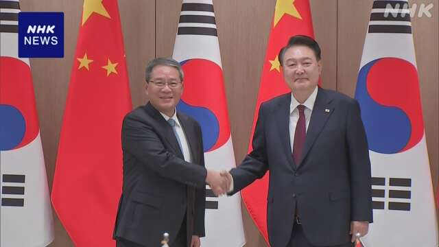 韓国 ユン大統領 中国李首相に「平和のとりでの役割を」