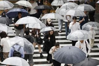 東、西日本で記録的な大雨　前線活発化、各地で5月最多雨量