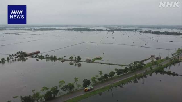 インドとバングラデシュの沿岸部 サイクロン発生 16人死亡