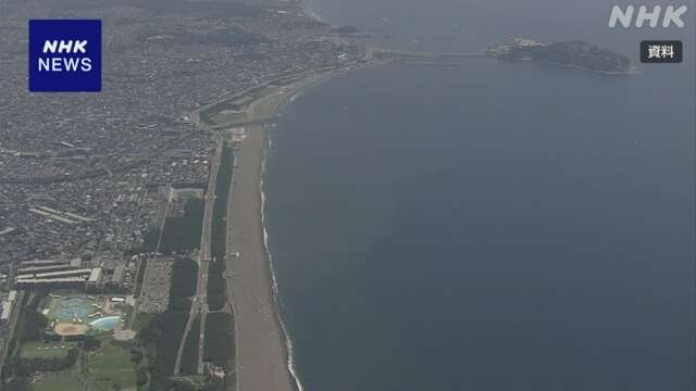 神奈川 藤沢の海岸でサーフィンをしていた男性が行方不明