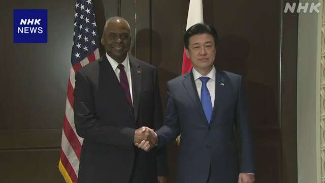 日米防衛相が会談 自衛隊と米軍の連携円滑化など確認へ