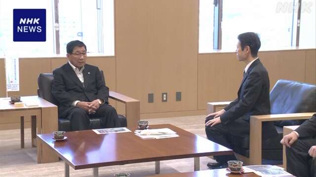 岐阜 リニア工事で井戸水位低下問題 知事がJR東海社長に要請