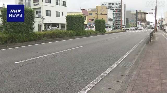 宮崎 車道上を歩いていた男性がタクシーにはねられ死亡