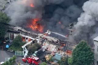 ゴム製品工場から出火　近隣住民避難、神奈川・寒川町