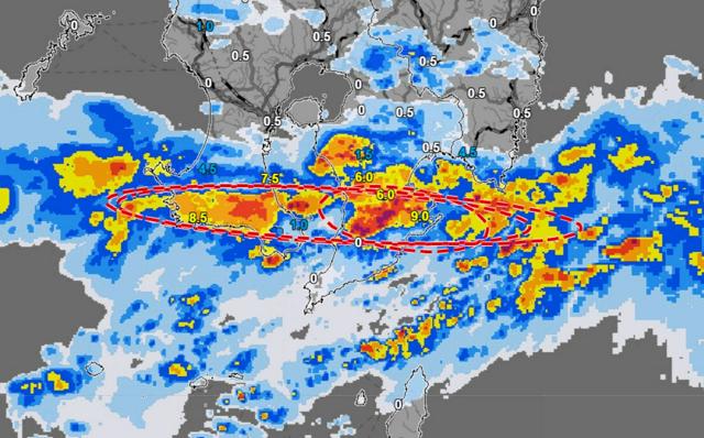 鹿児島県で線状降水帯発生　災害発生の危険、急激に高まる