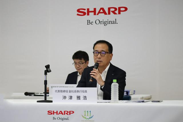 シャープが社長交代、沖津雅浩副社長が昇格　2年ぶり生え抜き日本人