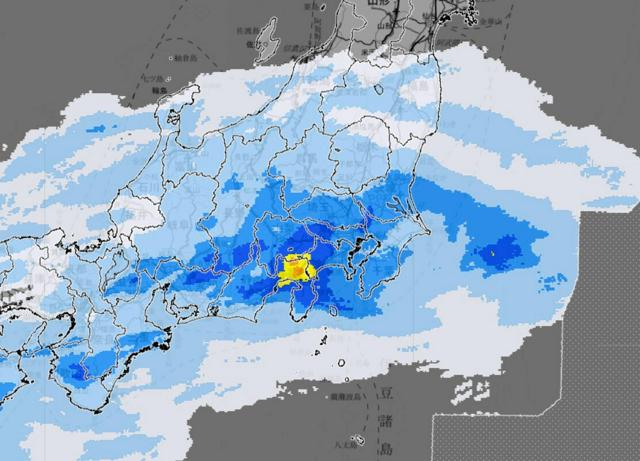 西日本で激しい雨、あすにかけて東日本も　九州北部は線状降水帯恐れ