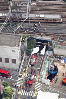 ケーブル断線し出火か　飯田橋駅付近の発煙トラブル