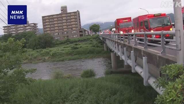 山口 椹野川でミャンマー人男性が川に流され死亡