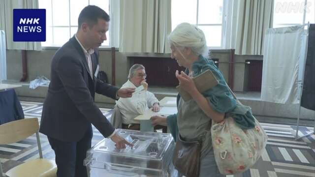 フランス国民議会選挙 1回目の投票始まる