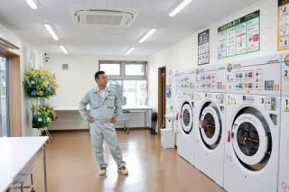 福島・双葉町にコインランドリー　２４時間営業「復興の集いの場」