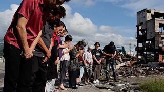 【動画】亡き人胸に、地域再建誓う　住民、発生時刻に黙とう　能登地震半年