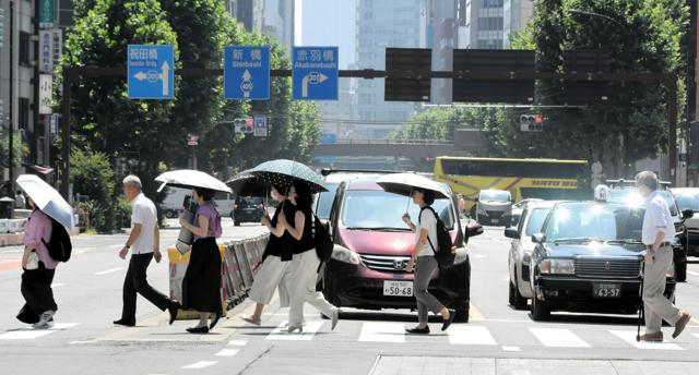 各地で危険な暑さに　静岡市で39.3度　東京都心も「猛暑日」予想