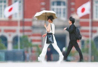 東京都心35℃、今年初の「猛暑日」　静岡では39.3℃…各地で厳しい暑さ　5日も続く見込み