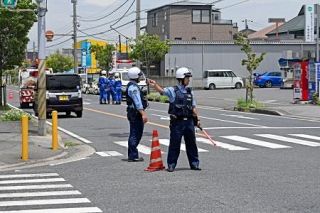 千葉で６人搬送、園児らか　市原の交差点、全員意識あり