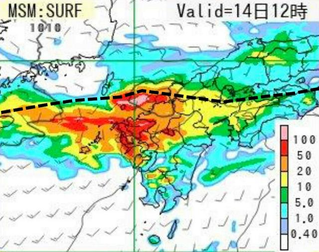 九州北部･山口で14日に線状降水帯発生のおそれ　土砂災害に警戒