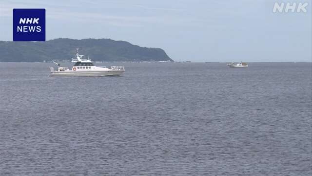 福岡 中学校の遠泳大会 生徒に伴い泳いでいた男性が溺れ死亡