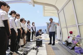 明石歩道橋事故23年、遺族講話　市の新人職員研修で