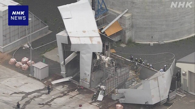 北海道 石狩 バイオマス発電所で爆発か 1人けが