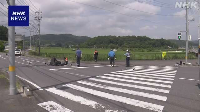 茨城 笠間 ひき逃げか 高齢女性が重体 防犯カメラに走り去る車