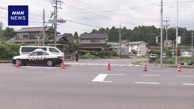 茨城 笠間 76歳女性をひき逃げか 会社員逮捕