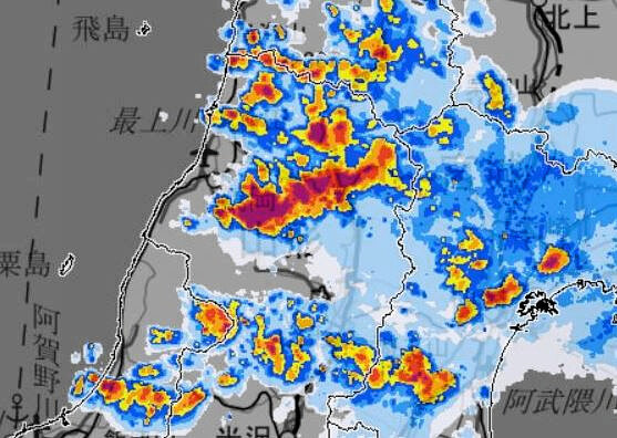 山形県で線状降水帯が発生　村山、庄内、最上で災害の危険高まる