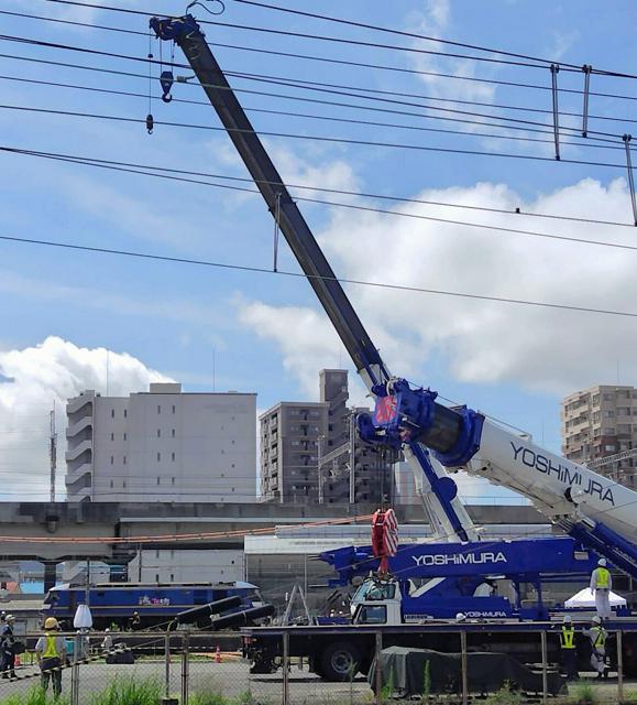 貨物列車脱線で運休の山陽線・山口線が再開　「機関車の車軸が破損」