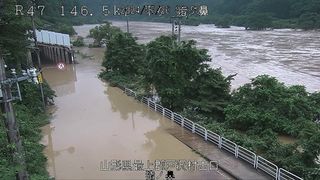 山形・秋田で４人不明＝最上川中流が氾濫、災害厳重警戒―大雨特別警報は切り替え